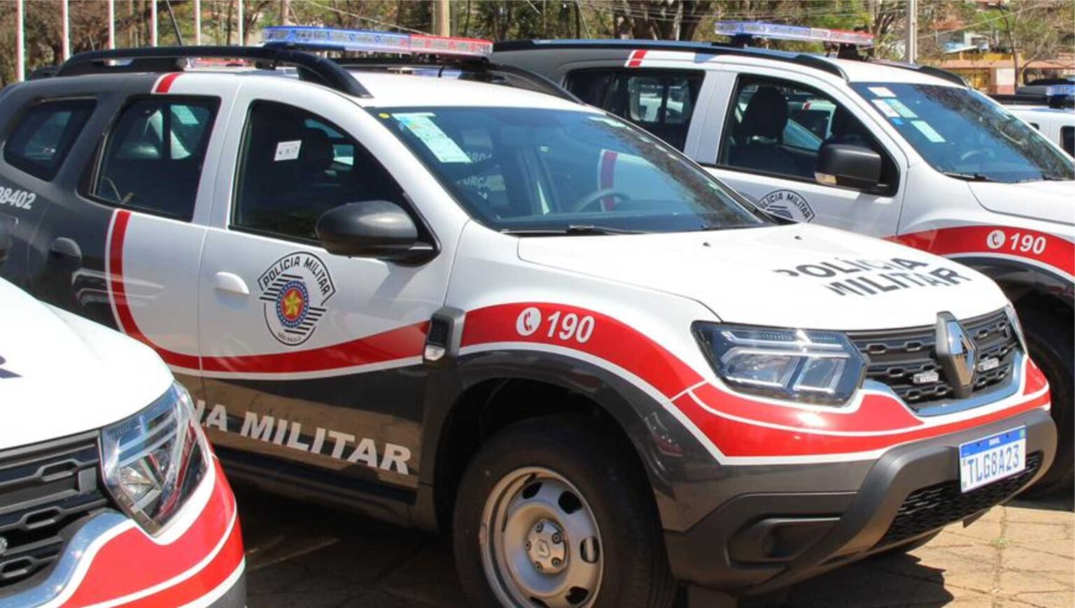 Governo de SP entrega 2 novas viaturas para a Polícia Militar da Terceira Companhia do 34º BPM/I